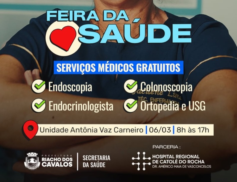 Prefeitura promove a��o com v�rios atendimentos em sa�de � popula��o