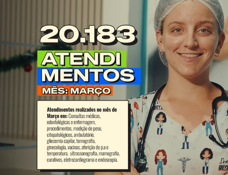 Secretaria de Sa�de amplia servi�os de assist�ncia e garante mais de 20 mil atendimentos no m�s de mar�o