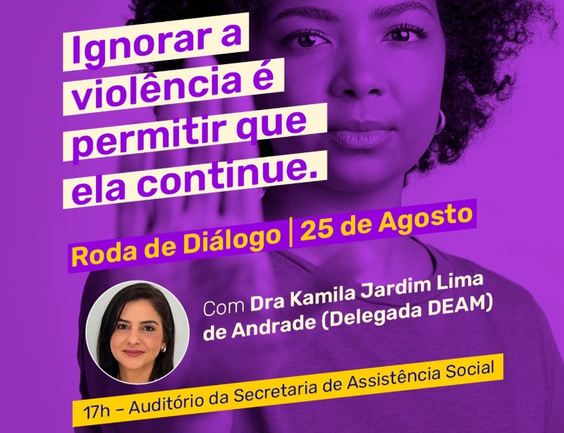 Roda de Di�logo vai discutir combate � viol�ncia contra a mulher em Riacho dos Cavalos