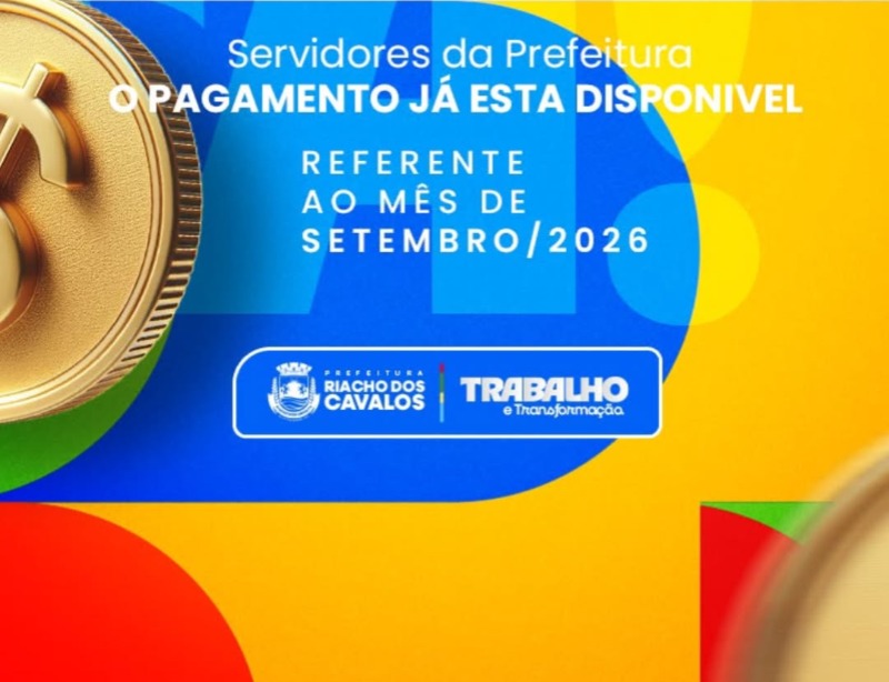 Prefeitura realiza pagamento dos servidores referente ao m�s de setembro